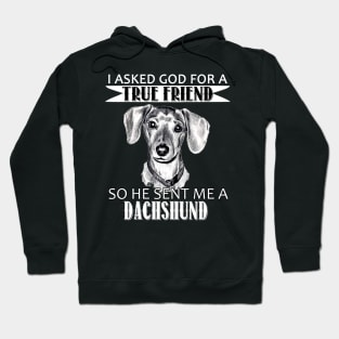 Dachshund T-shirt - Dachshund True Friend Hoodie